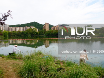 Housing for urban residents is seen in Yichang, Hubei province, China, on October 7, 2024. Today is World Habitat Day. (