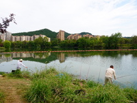 Housing for urban residents is seen in Yichang, Hubei province, China, on October 7, 2024. Today is World Habitat Day. (