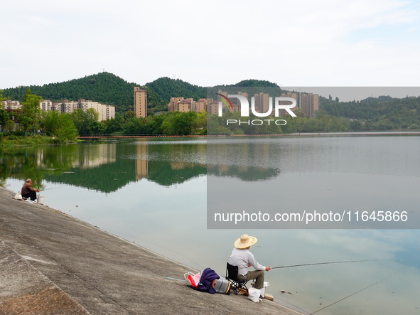 Housing for urban residents is seen in Yichang, Hubei province, China, on October 7, 2024. Today is World Habitat Day. 