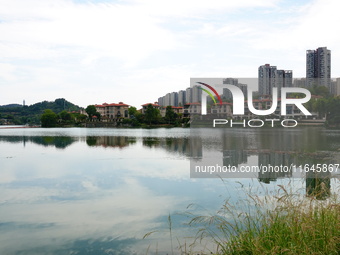 Housing for urban residents is seen in Yichang, Hubei province, China, on October 7, 2024. Today is World Habitat Day. (