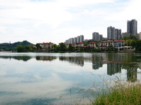 Housing for urban residents is seen in Yichang, Hubei province, China, on October 7, 2024. Today is World Habitat Day. (