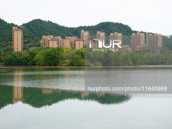 Housing for urban residents is seen in Yichang, Hubei province, China, on October 7, 2024. Today is World Habitat Day. 