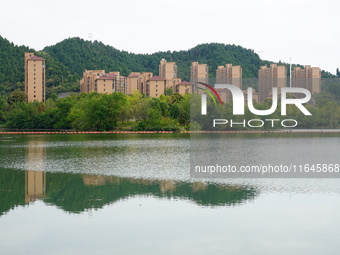 Housing for urban residents is seen in Yichang, Hubei province, China, on October 7, 2024. Today is World Habitat Day. (