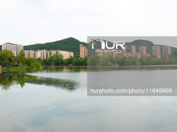 Housing for urban residents is seen in Yichang, Hubei province, China, on October 7, 2024. Today is World Habitat Day. 