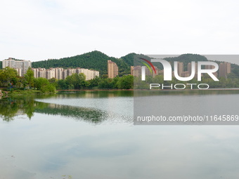 Housing for urban residents is seen in Yichang, Hubei province, China, on October 7, 2024. Today is World Habitat Day. (