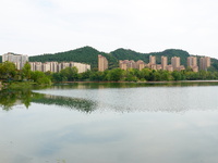 Housing for urban residents is seen in Yichang, Hubei province, China, on October 7, 2024. Today is World Habitat Day. (