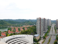 Housing for urban residents is seen in Yichang, Hubei province, China, on October 7, 2024. Today is World Habitat Day. (