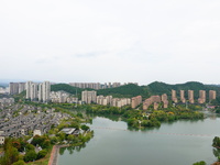 Housing for urban residents is seen in Yichang, Hubei province, China, on October 7, 2024. Today is World Habitat Day. (