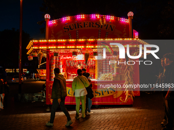 People attend the 751st edition of the Autumn Fair in Nijmegen city center, on October 5, 2024. (