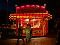 People attend the 751st edition of the Autumn Fair in Nijmegen city center, on October 5, 2024. (