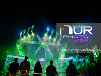 People attend the 751st edition of the Autumn Fair in Nijmegen city center, on October 5, 2024. (