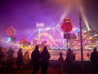 People attend the 751st edition of the Autumn Fair in Nijmegen city center, on October 5, 2024. (