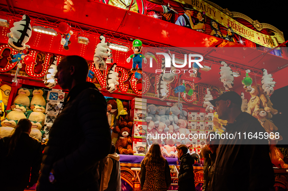 People attend the 751st edition of the Autumn Fair in Nijmegen city center, on October 5, 2024. 