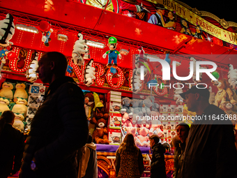 People attend the 751st edition of the Autumn Fair in Nijmegen city center, on October 5, 2024. (