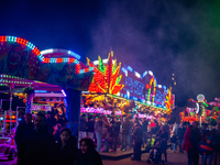 People attend the 751st edition of the Autumn Fair in Nijmegen city center, on October 5, 2024. (