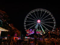 People attend the 751st edition of the Autumn Fair in Nijmegen city center, on October 5, 2024. (