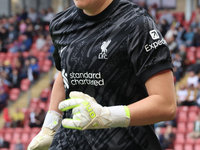 Rachael Laws of Liverpool Women plays during the Barclays FA Women's Super League soccer match between Tottenham Hotspur Women and Liverpool...