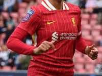 Taylor Hinds of Liverpool Women plays during the Barclays FA Women's Super League soccer match between Tottenham Hotspur Women and Liverpool...