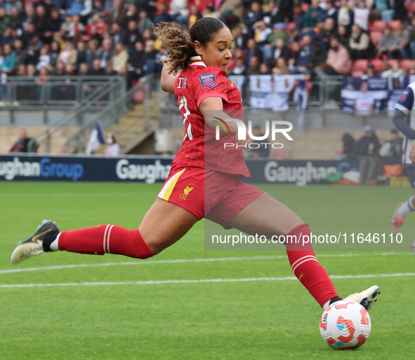 Olivia Smith of Liverpool Women plays during the Barclays FA Women's Super League soccer match between Tottenham Hotspur Women and Liverpool...