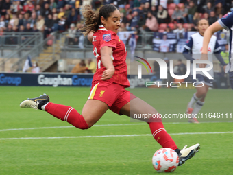 Olivia Smith of Liverpool Women plays during the Barclays FA Women's Super League soccer match between Tottenham Hotspur Women and Liverpool...