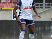 Jessica Naz of Tottenham Hotspur Women plays during the Barclays FA Women's Super League soccer match between Tottenham Hotspur Women and Li...