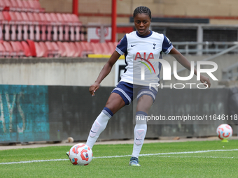 Jessica Naz of Tottenham Hotspur Women plays during the Barclays FA Women's Super League soccer match between Tottenham Hotspur Women and Li...