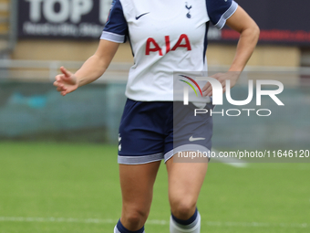 Mateo Oroz of Tottenham Hotspur Women is in action during the Barclays FA Women's Super League soccer match between Tottenham Hotspur Women...