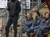 Robert Vilahamn, manager of Tottenham Hotspur Women, is present during the Barclays FA Women's Super League soccer match between Tottenham H...