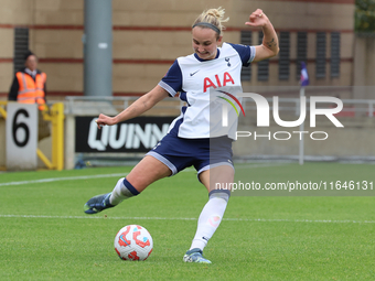 Martha Thomas of Tottenham Hotspur Women plays during the Barclays FA Women's Super League soccer match between Tottenham Hotspur Women and...