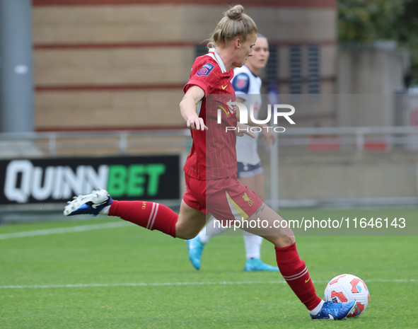 Jasmine Matthews of Liverpool Women plays during the Barclays FA Women's Super League soccer match between Tottenham Hotspur Women and Liver...