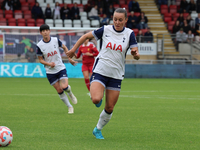 Hayley Raso of Tottenham Hotspur Women plays during the Barclays FA Women's Super League soccer match between Tottenham Hotspur Women and Li...