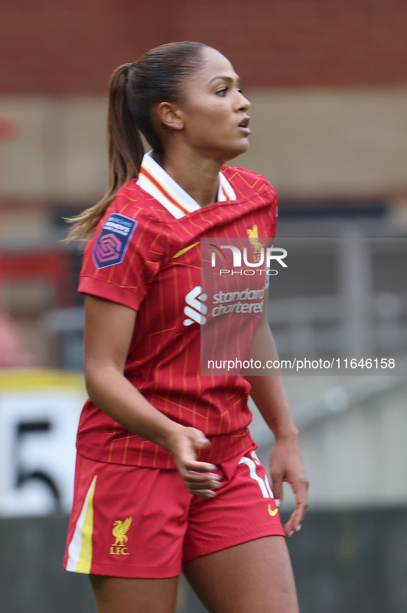 Taylor Hinds of Liverpool Women plays during the Barclays FA Women's Super League soccer match between Tottenham Hotspur Women and Liverpool...