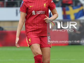 Sofie Lundgaard of Liverpool Women plays during the Barclays FA Women's Super League soccer match between Tottenham Hotspur Women and Liverp...