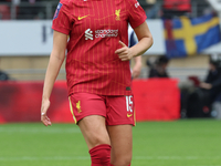 Sofie Lundgaard of Liverpool Women plays during the Barclays FA Women's Super League soccer match between Tottenham Hotspur Women and Liverp...