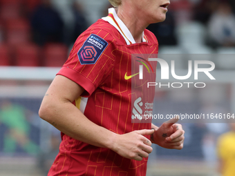 Jasmine Matthews of Liverpool Women plays during the Barclays FA Women's Super League soccer match between Tottenham Hotspur Women and Liver...