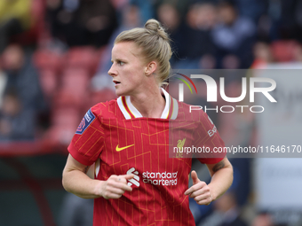 Jasmine Matthews of Liverpool Women plays during the Barclays FA Women's Super League soccer match between Tottenham Hotspur Women and Liver...