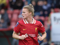 Jasmine Matthews of Liverpool Women plays during the Barclays FA Women's Super League soccer match between Tottenham Hotspur Women and Liver...