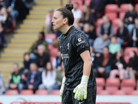 Rachael Laws of Liverpool Women plays during the Barclays FA Women's Super League soccer match between Tottenham Hotspur Women and Liverpool...