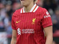 Gemma Evans of Liverpool Women plays during the Barclays FA Women's Super League soccer match between Tottenham Hotspur Women and Liverpool...