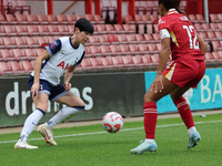 Ashleigh Neville of Tottenham Hotspur Women plays during the Barclays FA Women's Super League soccer match between Tottenham Hotspur Women a...