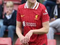 Gemma Bonner of Liverpool Women plays during the Barclays FA Women's Super League soccer match between Tottenham Hotspur Women and Liverpool...