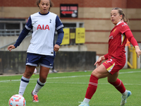 Drew Spence of Tottenham Hotspur Women plays during the Barclays FA Women's Super League soccer match between Tottenham Hotspur Women and Li...