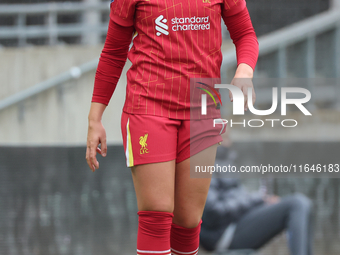 Cornelia Kapocs of Liverpool Women plays during the Barclays FA Women's Super League soccer match between Tottenham Hotspur Women and Liverp...