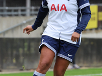 Drew Spence of Tottenham Hotspur Women plays during the Barclays FA Women's Super League soccer match between Tottenham Hotspur Women and Li...