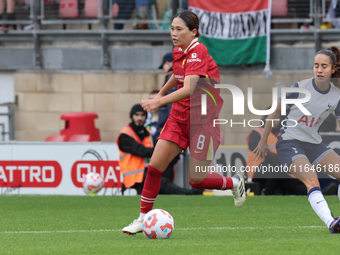 Fuka Nagano of Liverpool Women plays during the Barclays FA Women's Super League soccer match between Tottenham Hotspur Women and Liverpool...