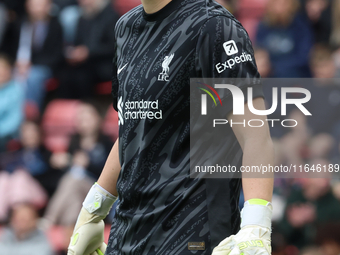 Rachael Laws of Liverpool Women plays during the Barclays FA Women's Super League soccer match between Tottenham Hotspur Women and Liverpool...