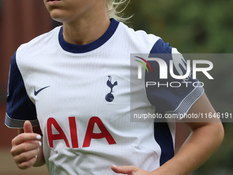 Amanda Nilden, on loan from Juventus, of Tottenham Hotspur Women plays during the Barclays FA Women's Super League soccer match between Tott...