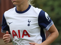 Amanda Nilden, on loan from Juventus, of Tottenham Hotspur Women plays during the Barclays FA Women's Super League soccer match between Tott...