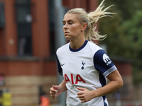 Amanda Nilden, on loan from Juventus, of Tottenham Hotspur Women plays during the Barclays FA Women's Super League soccer match between Tott...