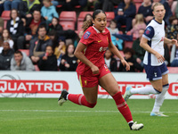 Olivia Smith of Liverpool Women participates in the Barclays FA Women's Super League soccer match between Tottenham Hotspur Women and Liverp...